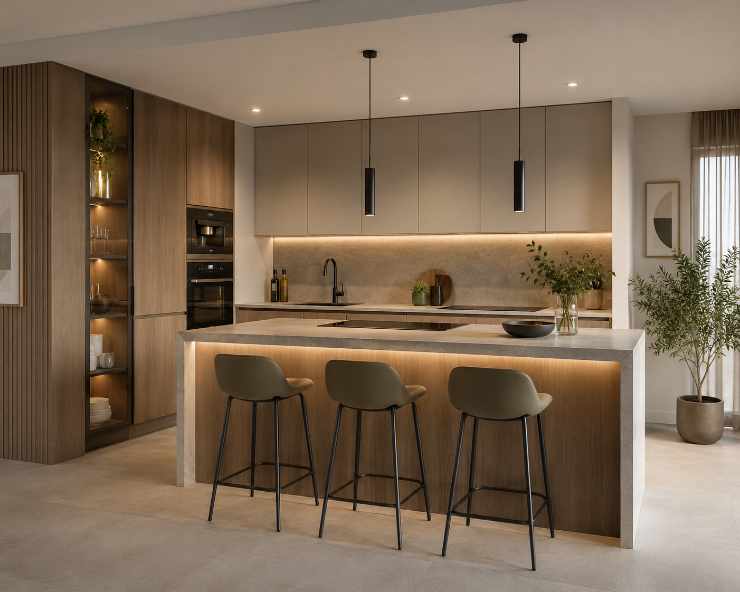 cucina con isola